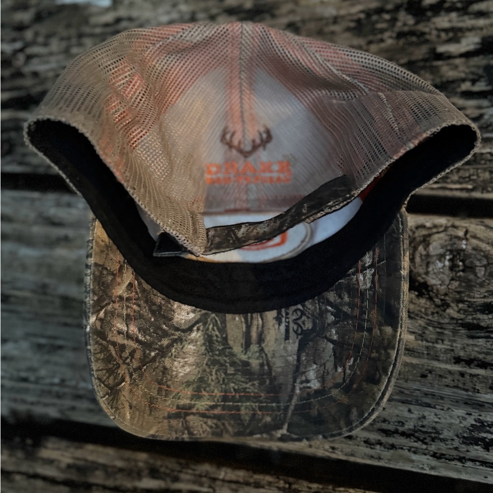 Drake Waterfowl Non-Typical Mesh-Back Adjustable Camouflage Trucker’s Cap Hat T3 - Picture 7 of 8